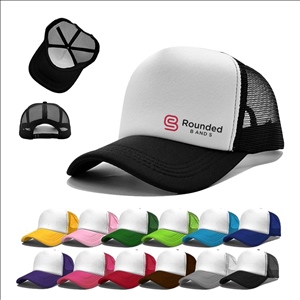 Two-Tone Sponge Mesh Trucker Cap
